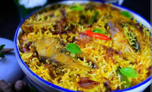 Fish Tikka Biryani (served With Raita /gravy)