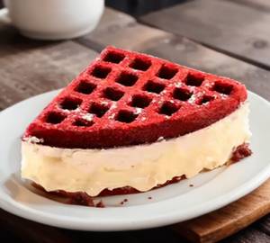 Red &white fantasy waffle