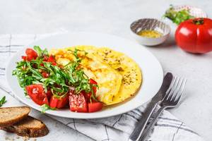 Cheese Omelette Combo