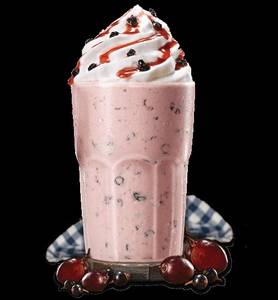 Blackcurrant ice cream shake
