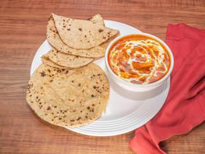 Butter Roti With Kadhai Paneer