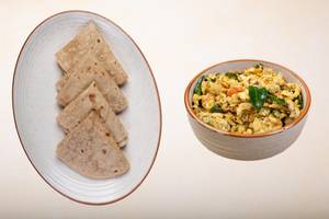 Chapati (4 pcs) + Egg Bhurji