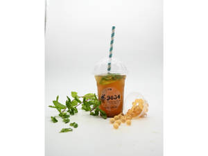 Peach Iced Tea With Boba [480 ml]