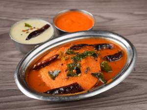Sambarr idli [4 pieces]