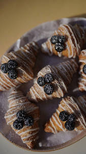 Mini Blueberry Croissant
