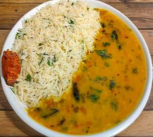 Dal fry with chawal combo
