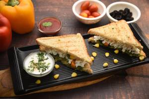 American Corn Cheese Sandwich