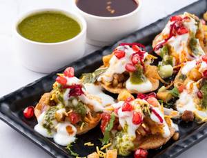 Classic Papdi Chaat - Without Chole