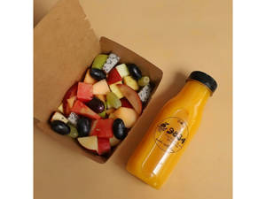 Mini Fruit Platter [175 Grams] With Orange Juice [300 Ml]
