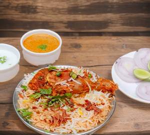 Special Dum Chicken Biryani Single +Thusm Up-250 Ml-1Pc