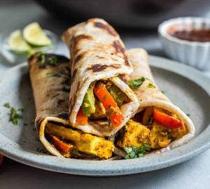 Spicy paneer wrap