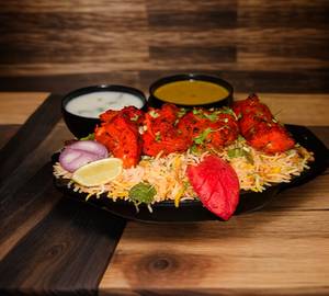 Chicken Tikka (12 -Pcs)Biryani Family Pack