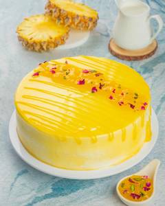 Pineapple Jelly Rich Fresh Cream Cake [900 grams]