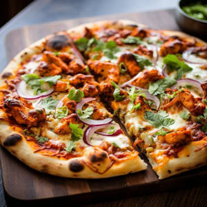 Butter Chicken Pizza
