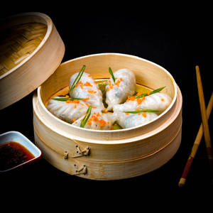 Chicken Crystal Dimsums [6 Pcs]