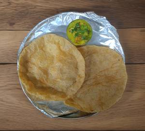 Plate Puri 2 with Curry