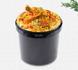 Chicken 65 Bucket Briyani