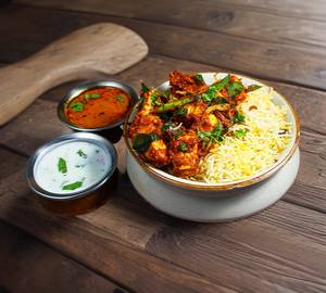 Premium Boneless Fry Piece Chicken Biryani