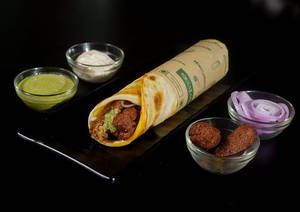 Veg Seekh Kabab Roll