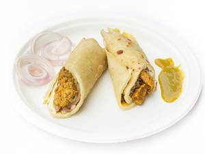 Double egg double chicken roll