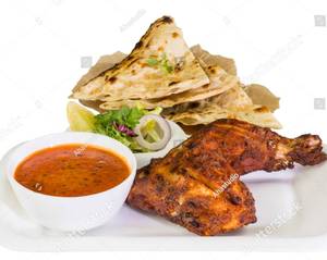 Mini Nonveg Combo(butter Naan 2(4pc) + Chicken Chettinadu Masala + Grill 1/4 + Arabian Grape Juice)