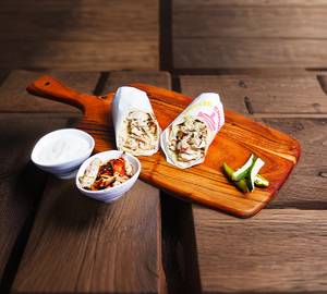 French Fries Fully Chicken Shawarma