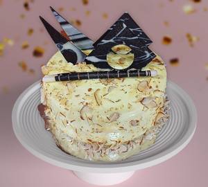 Eggless special rasmalai almond cake candle free [450 grams]                                                     