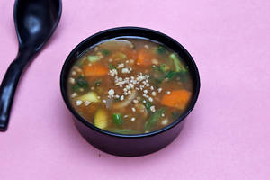 Burnt Garlic Soup