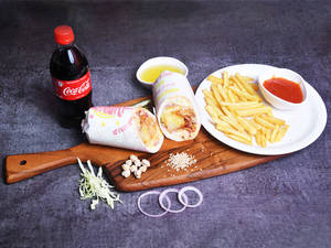 Veg Falafal + French Fries + Cold Drink