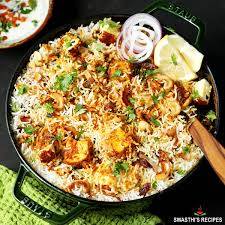 Paneer biryani