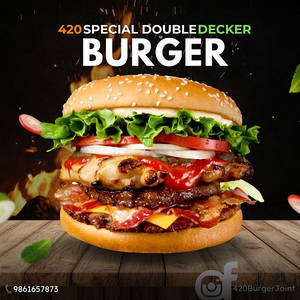 420 Double Decker Burger
