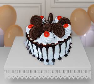 Eggless oreo cake candle free [450 grams]