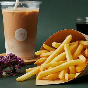 French Fries + Cold Coffee