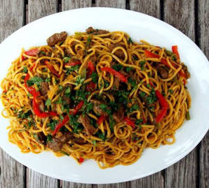 Schezwan Mutton Noodles