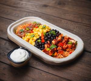 Barbecue Paneer Power Burrito Bowl