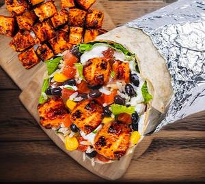 Barbeque Paneer Whole Wheat Wrap