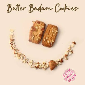 Butter Badam Cookies