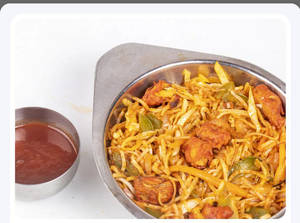 Schezwan Mushroom Noodles