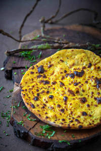 Missi Roti With Butter