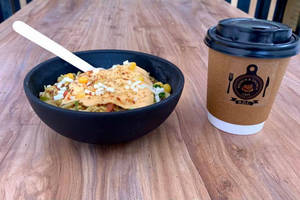 Veg Cheese Maggi And Cold Coffee