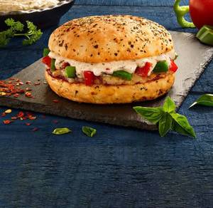 Veg Pizza Burger