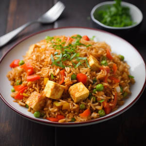 Paneer fried rice