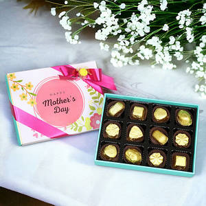 ZOROY Box Of  12 Assorted Pralines |mothers Day Special