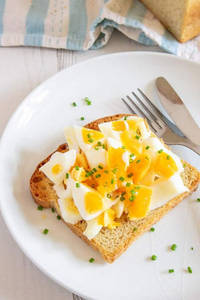 Boiled Eggs With Toast And Butter