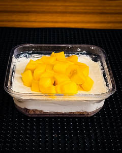 Mango Sliced Cheese Cake