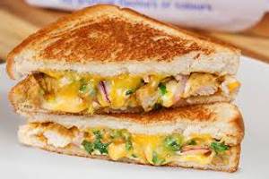 Chicken Tikka Cheese Sandwich