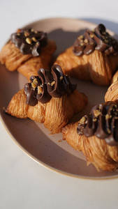 Mini Chocolate & Walnut Croissant
