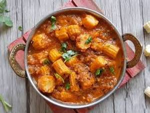 Baby Corn Mushroom Masala