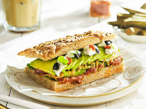 Avocado Hummus Sandwich