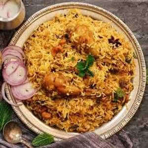 Chicken hyderabadi dum biryani